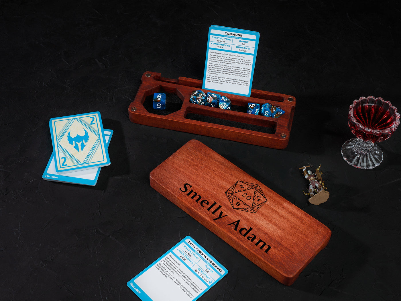 Wooden Dice Box